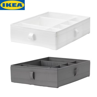 IKEA SKUBB สกุบบ์ กล่องแบ่งช่อง ขนาด44x34x11 ซม. มีช่องต่างๆ ช่วยจัดการกับของที่วางไม่เป็นระเบียบ แยกถุงเท้า ชุดชั้นใน