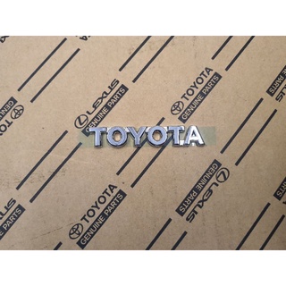 Logo Toyota ติดฝาท้าย Fortuner 05-08 ของแท้