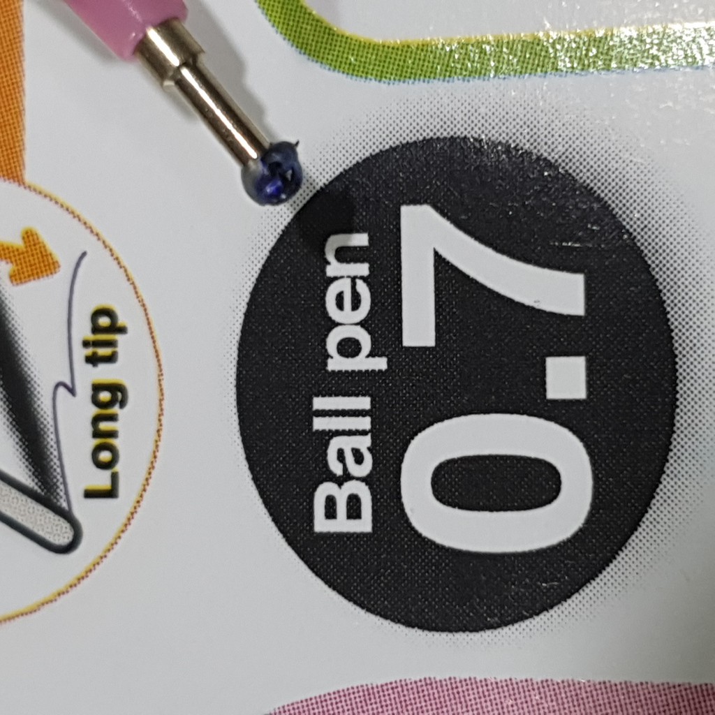 ขวด 50 ปากกา, สเก็ตควอนตัม 117, ทิป 0.7 มม., ถังสารพันด้วยหมึกสีน้ำเงิน สอดคล้องกับมาตรฐานความปลอดภั