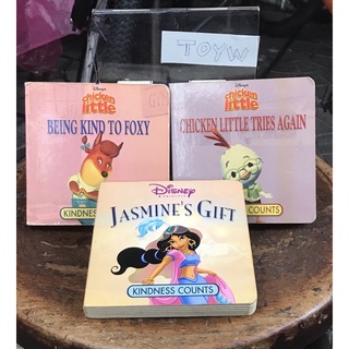 มือสอง หนังสือนิทานดิสนีย์ภาษาอังกฤษ(ปกแข็ง) Disney -Chicken Little, Jasmines Gift ขนาด 11 ซม x 11 ซม