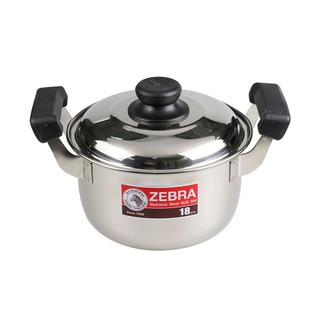 หม้อต้ม หัวม้าลาย CARRY 18 ซม.  POT ZEBRA CARRY 18CM