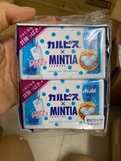 [1 ชิ้น] รสใหม่! ลูกอมยอดฮิตในญี่ปุ่น Asahi Mintia Sugarless ลูกอมไม่มีน้ำตาล ดับกลิ่นปากไม่อ้วน