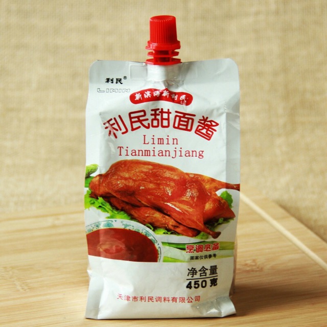 G5 ซอสปรุงรส ซอสหวาน ซอสจิ้ม ( 利民 甜面酱 )ขนาด450g เหมาะสำหรับเป็นเครื่องจิ้มหรืออประกอบอาหารได้หลากหลาย ซอส เป็ดปักกิ่ง