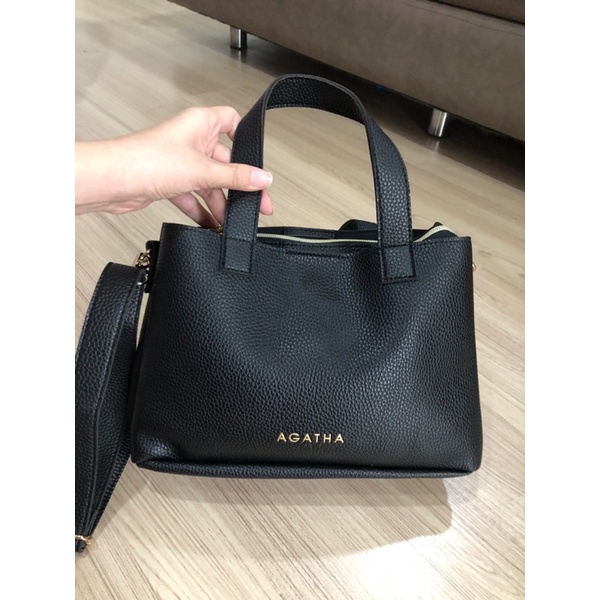 กระเป๋า Agatha Paris มือสอง ของแท้💯%สภาพสวย สีดำ #Agatha
