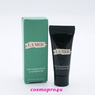 ผิวหน้า LA MER The CONCENTRATE 3ml แบบหลอดบีบ มีฉลากไทย ลาแมร์ เดอะคอนเซ็นเทรท lamer ดูแลผิวก่อนหลังทำทรีทเมนท์