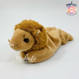 ตุ๊กตาสิงโต TY (มือสอง) ขนาด 8 นิ้ว ทีวาย ตุ๊กตาทีวาย Ty Beanie Babies สิงโต Lion Roary ตุ๊กตาไลอ้อน ไลอ้อน ตุ๊กตาเสือ