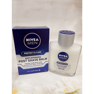 ของแท้กล่องบุบราคาพิเศษ! Nivea Men Protect&amp;Care Post Shave Balm 100ml. ผลิตภัณฑ์บำรุงผิวหน้าหลังโกนหนวด After Shave