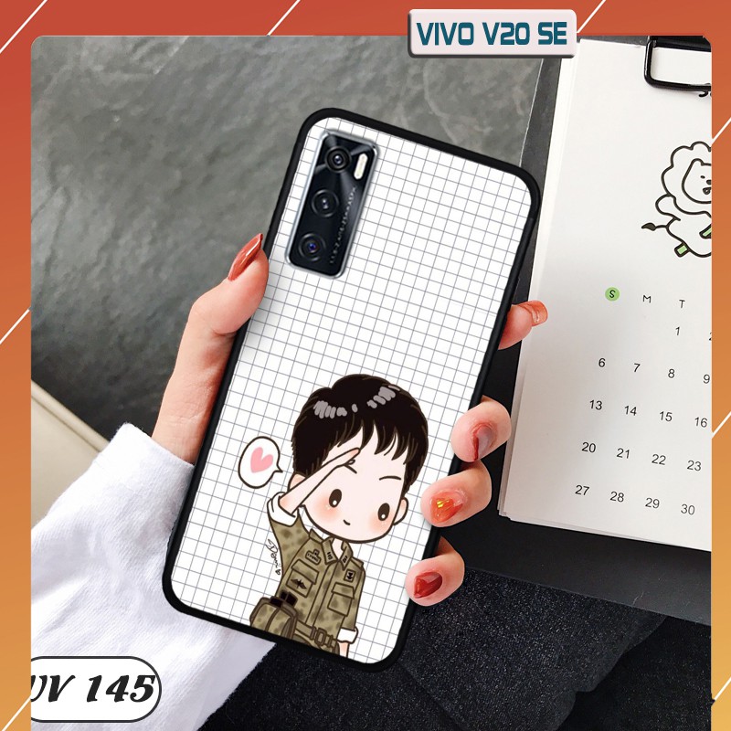 เคส Vivo V20 SE ด้านหลังด้านและขอบยืดหยุ่น