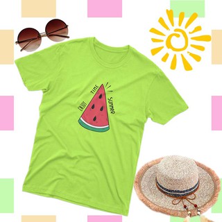 เสื้อยืดแฟชั่น เสื้อยืดลายการ์ตูน เสือยืดเกาหลี ลายแตงโมหวาน