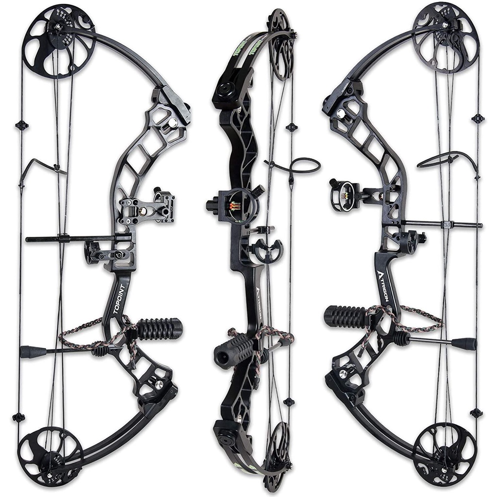 [มือขวา RH] TOPOINT TRIGON ธนู Compound Bow Alloy Riser with Imported
