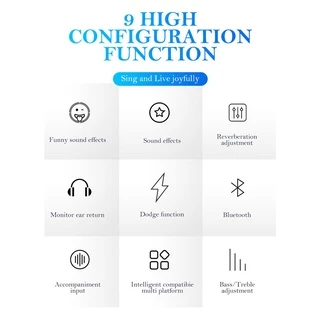 V8 Audio Stereo Headset Microphone Webcast Streamer Live Sound Card(Bluetooth)V8 BT USBเสียงชุดหูฟังไมโครโฟน Webcast