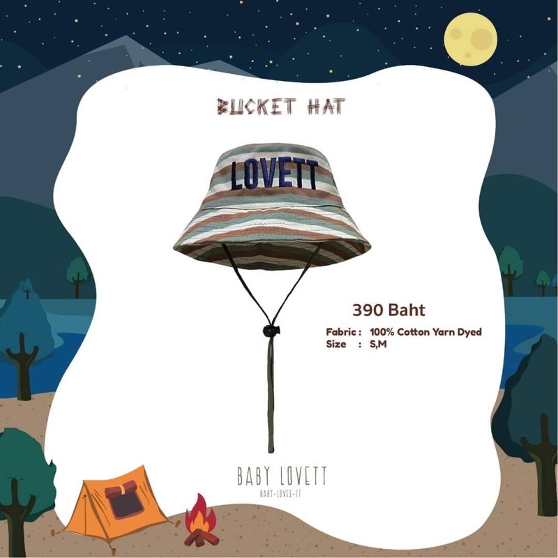 Babylovett Brand Bucket Hat M New 🔥🔥