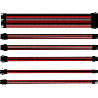 Cooler Master Sleeved Extension Cable Kit Red-Black (CMA-SEST16RDBK1-GL)