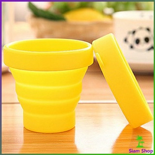 แก้วน้ำพับได้, แก้วน้ำซิลิโคน ถ้วยยืดไสลด์ silicone folding cup