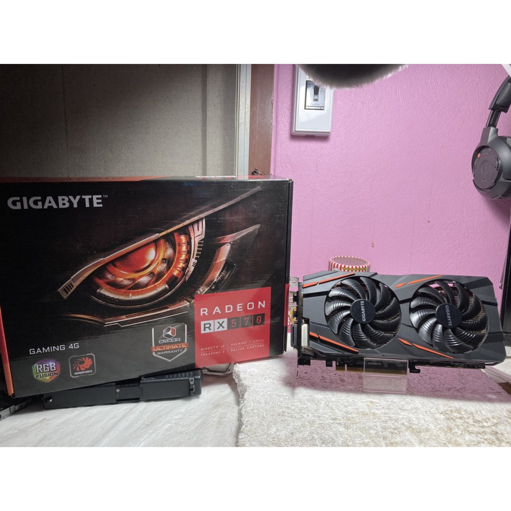 VGA (การ์ดแสดงผล) GIGABYTE RADEON RX 570 GAMING 4G #5