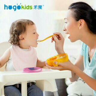 ชุดชามป้อนอาหาร hogokids พร้อมช้อนซิลิโคน