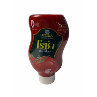 ROZA โรซ่า ซอสมะเขือเทศ Tomato Ketchup 500g 1ขวด/บรรจุ 500 g ราคาส่ง สินค้าพร้อมส่ง!!