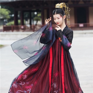 ชุดจีน hanfu หญิง ครบชุด