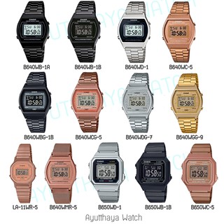 [ของแท้] Casio นาฬิกาข้อมือ รุ่น B640/B650/B640WMR-5/LA-11WR-5 รับประกัน 1 ปี