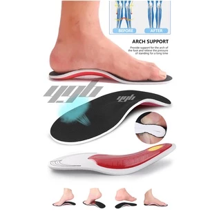 YGB - Arch Plus แผ่นเสริมอุ้งเท้า แผ่นรองเท้าแบน สำหรับคนเท้าแบน อุ้งเท้าสูง ลดปวดเท้า (1 คู่)