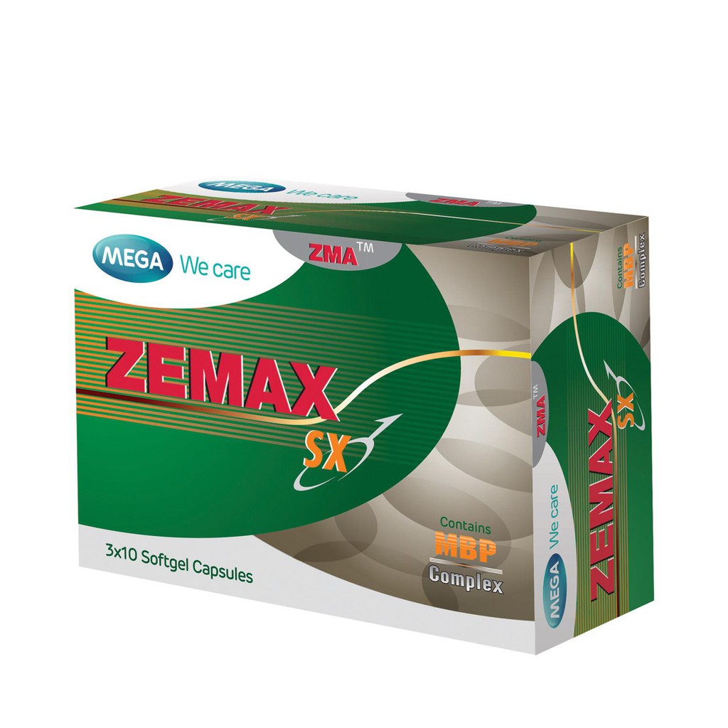 MEGA we care ZEMAX SX 30cap ซีแมกซ์ เอสเอ็กซ์ 1กล่อง