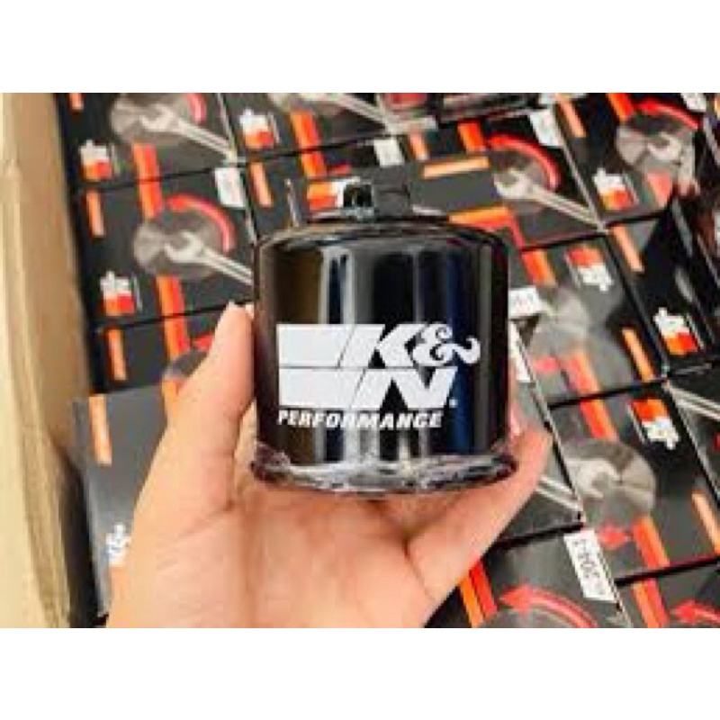 กรองน้ํามันเครื่อง K&N KN-204-1 สําหรับ YAMAHA, HONDA รถกระจัดขนาดใหญ่ - พรีเมียมแท้