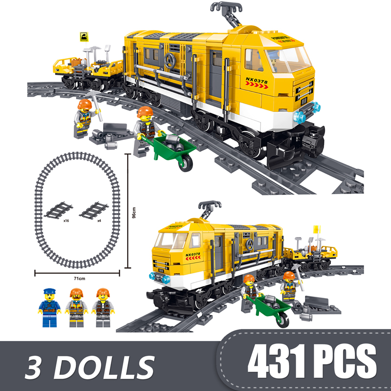 905pcs Building Blocks ใช้งานร่วมกับ Lego รถไฟรถไฟ Transit รถ High-Tech อิฐชุดของเล่นสําหรับชายหญิงเด็กรุ่น