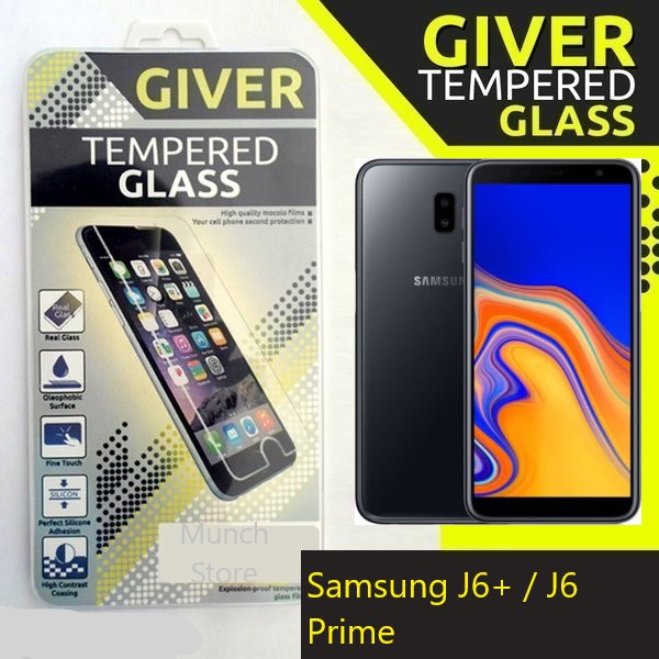 ฟิล์มกระจกนิรภัย Samsung J6+ / J6 Prime