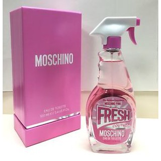 Moschino Pink Fresh Couture edt 100ml กล่องซีล(เช็คสต้อคก่อนทำรายการนะคะ)