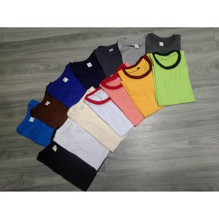 เสื้อยืดเด็ก เสื้อเด็ก เสื้อยืดสีพื้น ผ้าCotton 100% ใส่สบาย ราคาถูก