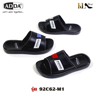 ADDA รุ่น 92C62 รองเท้าผู้ชายแอ๊ดด้า รองเท้ารองเท้าลำลอง รองเท้าแบบสวมผู้ชาย รองเท้าแฟชั่น พื้นนุ่ม ใส่สบาย (ไซส์ 6-9)