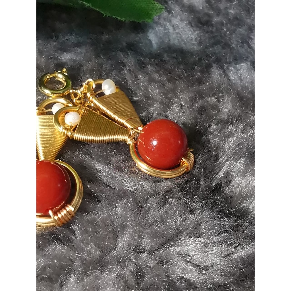 CHARM RABBIT (RED AGATE) NATURAL STONE