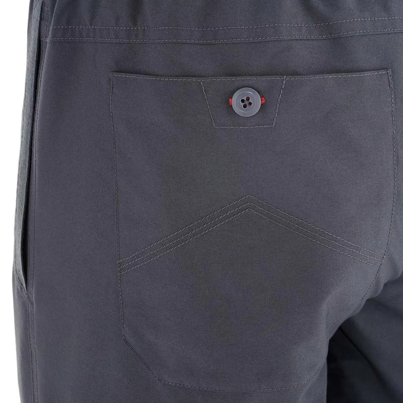 กางเกงขายาวผู้ชายเดินป่า NH100 สีเทา Men s hiking trousers NH100 thumbnail 4
