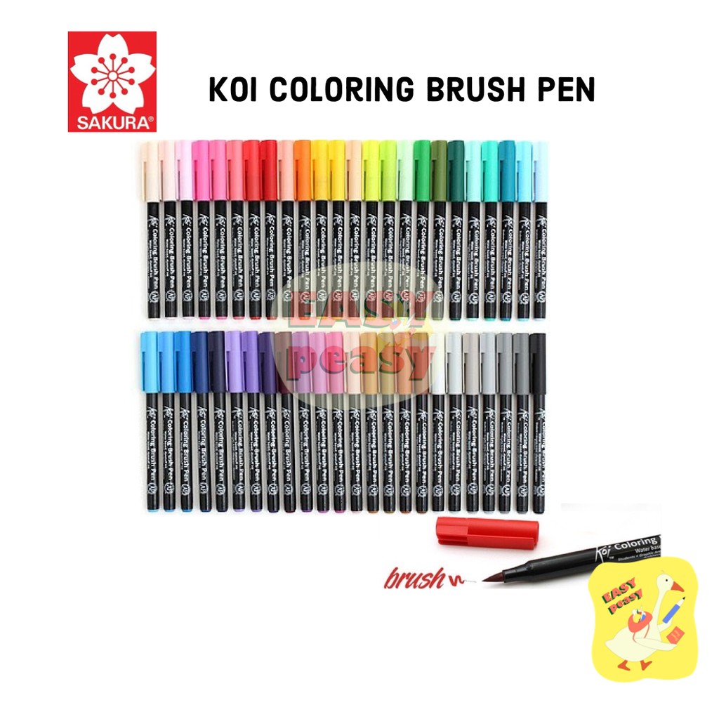 SAKURA koi coloring brush pen ปากกาพู่กัน ซากุระ โคอิ ด้ามเดี่ยว