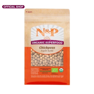 N&amp;P  Organic  ถั่วลูกไก่ ออร์แกนิค ปริมาณ 1000 กรัม N&amp;P  Organic Chick Peas 1000 g