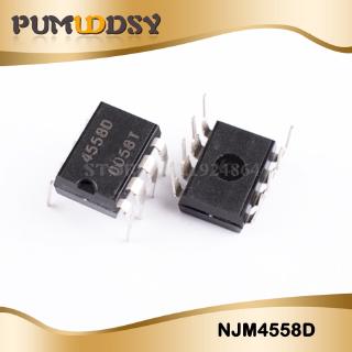 ไอซี NJM4558D JRC4558 4558 4558D op-amp DIP-8 100 ชิ้น