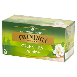 🔥The Best!! ทไวนิงส์ จัสมิน กรีนที ชาเขียวชนิดซอง 1.85กรัม x 25 ซอง Twinings Jasmine Green Tea Sachet Green Tea 1.85 gra