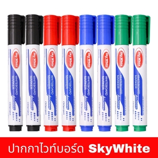 ปากกาไวท์บอร์ด Sky White 12 แท่ง สีลบออกง่าย Whiteboard