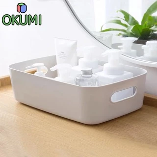 OKUMI_SHOP (ลูกค้าใหม่1บาท) ตะกร้าเก็บของ กล่องใส่ของ กล่องเก็บของ กล่องใส่ของอเนกประสงค์