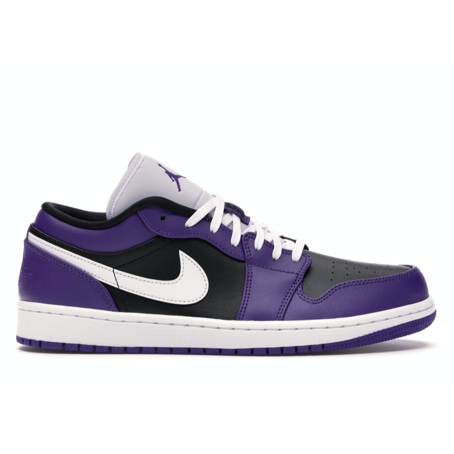 purple jordans low