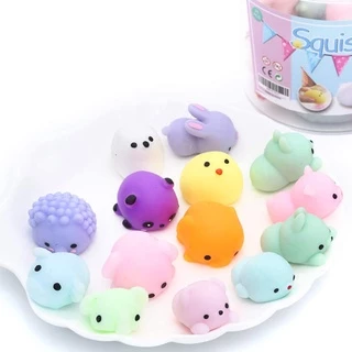 10 ชิ้น สกุชชี่ ของเล่นบีบ สกุชชี่ มินิ คาวาอี้ สกุชชี่ Mochi คลายเครียด ของเล่นความวิตกกังวล ปาร์ตี้โปรดปราน