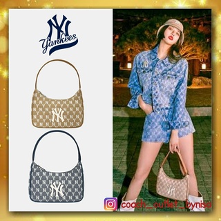 MLB  Jacquard Monogram Hobo Bag