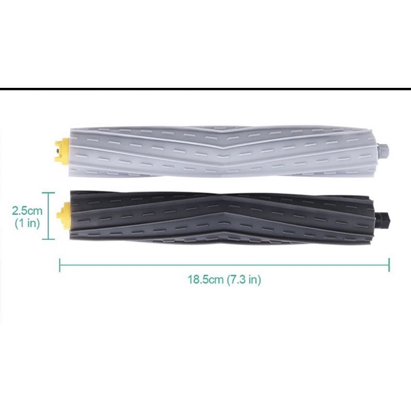 ยางกลิ้งขยะ irobot roomba 800-980 สีเขียวคู่สําหรับ e5-i7