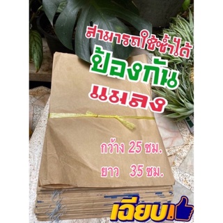 100ใบ ถุงห่อผลไม้ ถุงห่อกระท้อน