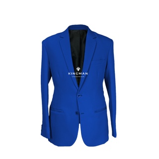 KINGMAN Blazer Slim Blue sky เบลเซอร์ สูทผู้ชาย เสื้อสูทผู้ชาย ตัดสูท ชุดสูท สูท ชุดสูทผู้ชาย