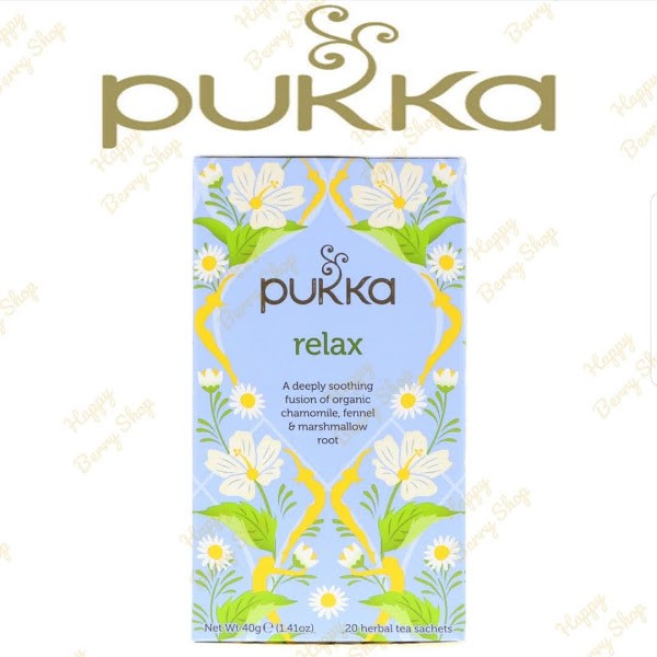 ชา PUKKA Organic Herbal Tea 🍃⭐RELAX⭐🍵 ชาสมุนไพรออแกนิค ชาอังกฤษเพื่อสุขภาพ 1 กล่องมี 20 ซอง