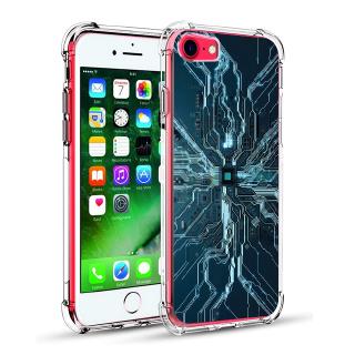 เคส สำหรับ iPhone SE 2 / 8 / 7 Digital Series 3D Anti-Shock Protection TPU Case [DG002]