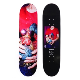 Preduce x Kanrapee Raw Thai Rooster Skateboard Deck 8.06 x 32