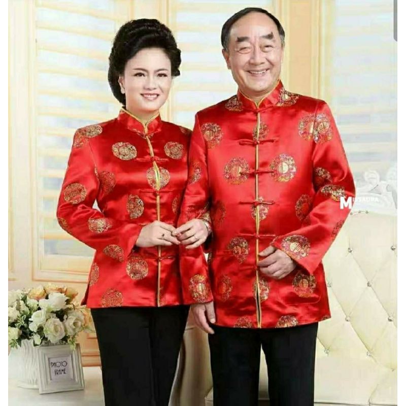 เสื้อจีน ผู้ใหญ่ งานคุณภาพผ้าดีมากค่ะ