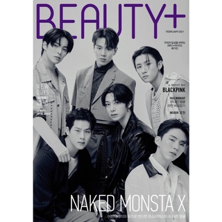 (พร้อมส่ง) Beauty+ magazine KOREA 2021 February - Monsta X